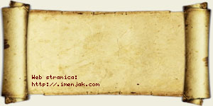 Anđelija Jugović vizit kartica